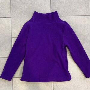 Dudley Stephens Purple Turtleneck Fleece